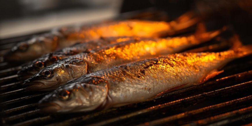 Grill the sardines.