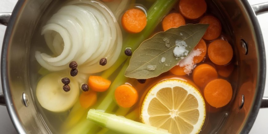 Prepare the poaching liquid.