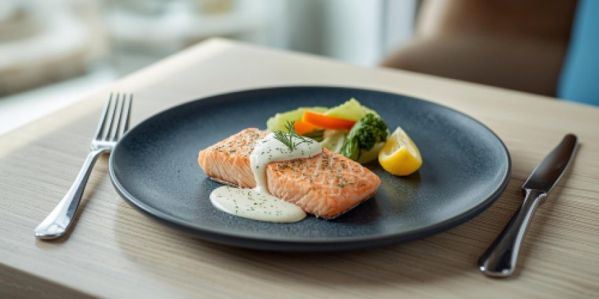Poached Salmon Recipe with Step by Step Images