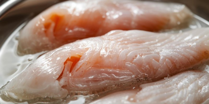 Skin and fillet the fish.