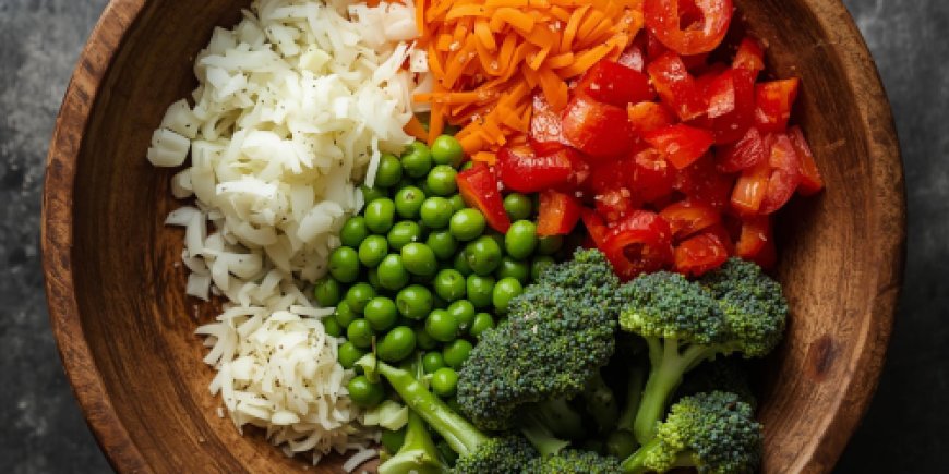 Prepare the vegetables.