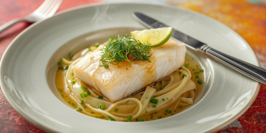 Steamed Halibut with Lime and Fennel Recipe