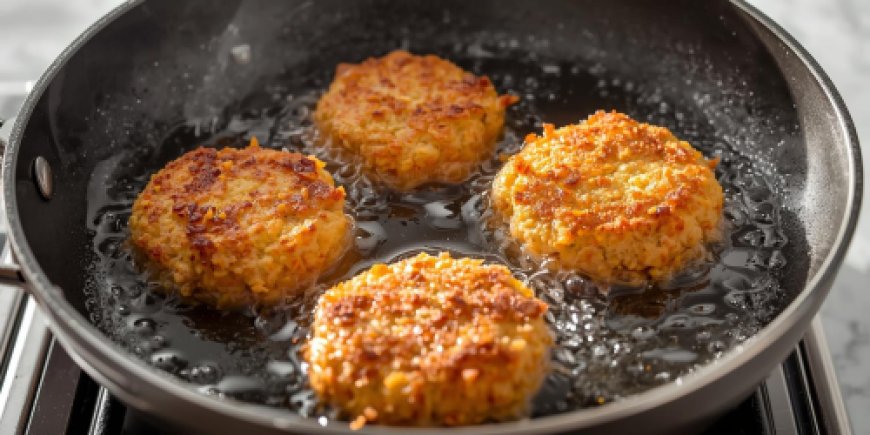 Cook the fish cakes.