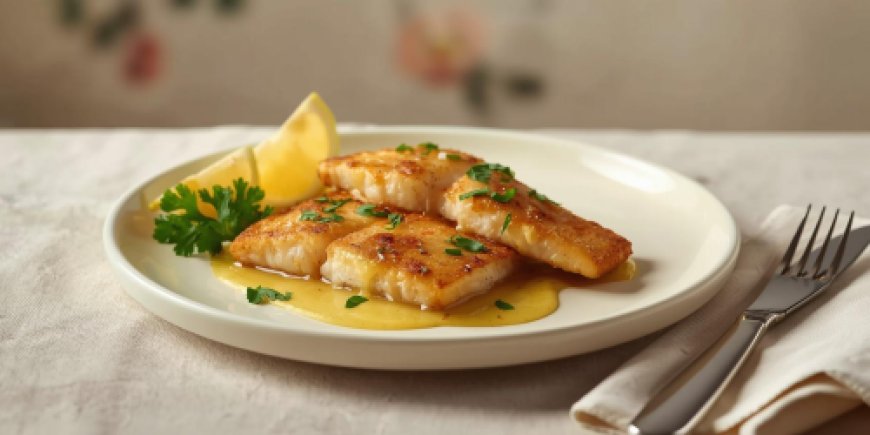 Pan Fried Fish with Lemon Butter Sauce Recipe