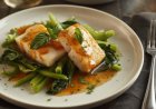 Garlic and Ginger Barramundi with Pak Choi Recipe