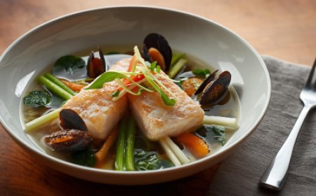 Nage of Red Mullet with Baby Leeks Recipe