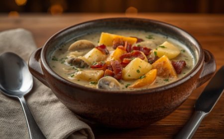 Clam Chowder Recipe with Step by Step Picture Guide