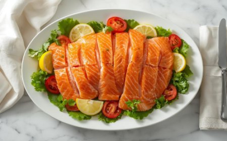Cold Salmon Recipe with Step by Step Images