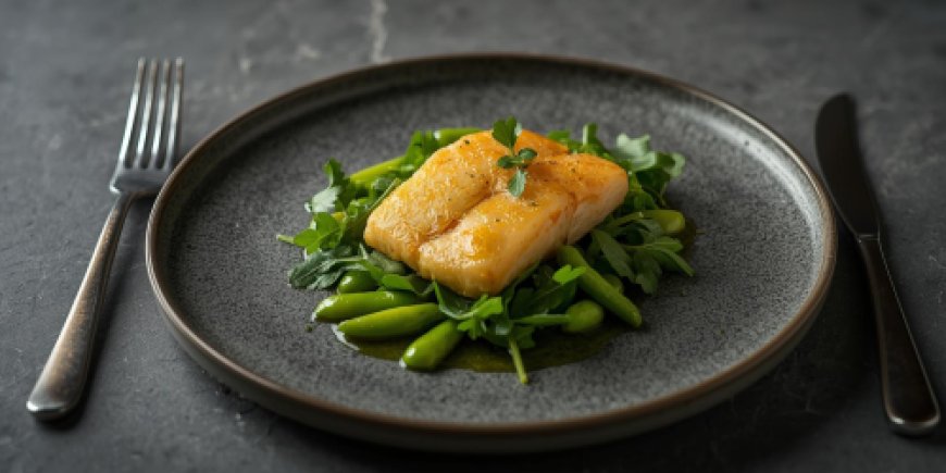 Pan Fried Sole with Rocket and Broad Beans Recipe