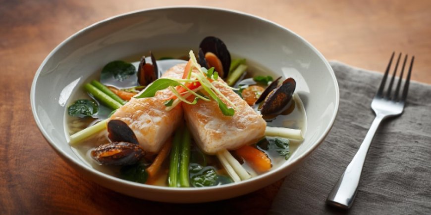 Nage of Red Mullet with Baby Leeks Recipe