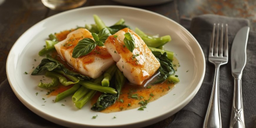 Garlic and Ginger Barramundi with Pak Choi Recipe