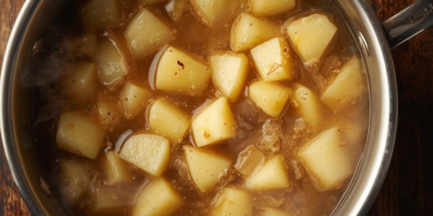 Add stock and simmer.