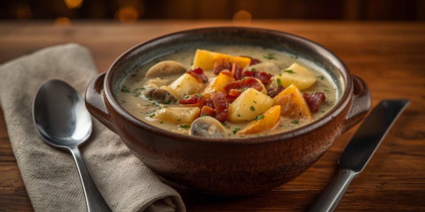 Clam Chowder Recipe with Step by Step Picture Guide