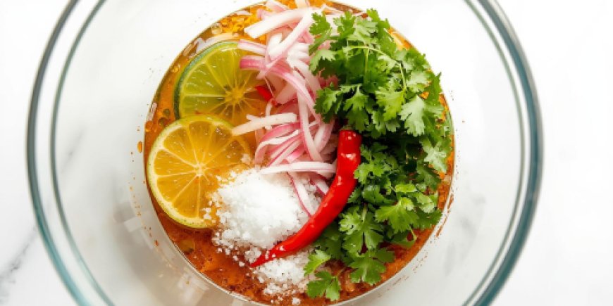 Prepare the marinade.