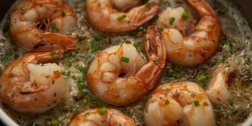 Add the shrimps.