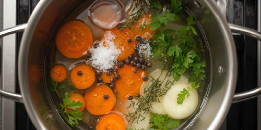 Prepare the court bouillon.