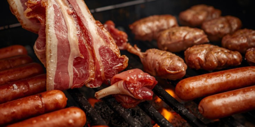 Add bacon and kidneys.