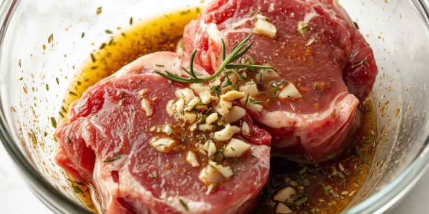 Marinate the lamb.