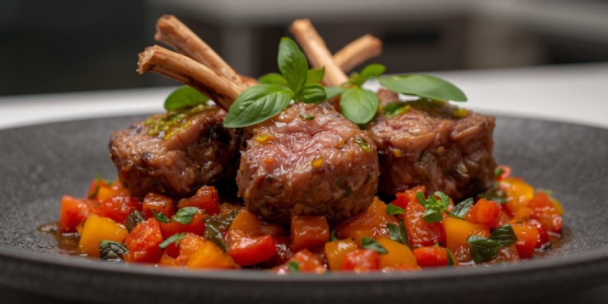 Noisettes of Lamb with Baby Ratatouille Recipe