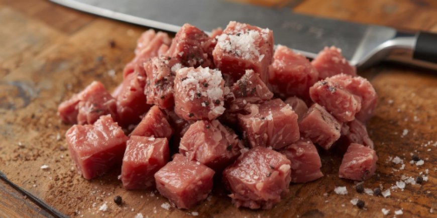 Cut the meat.
