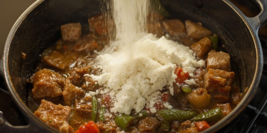 Add flour.
