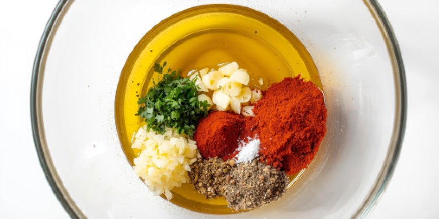 Prepare the marinade.