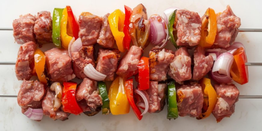 Assemble the kebabs.