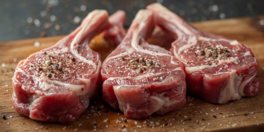 Season the chops.
