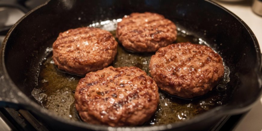Cook the burgers.