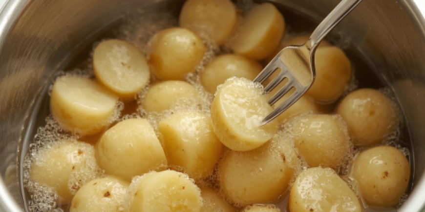 Prepare the potatoes.