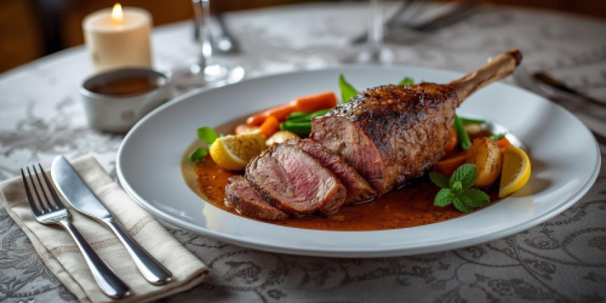 Roast Leg of Lamb with Mint, Lemon and Cumin Recipe