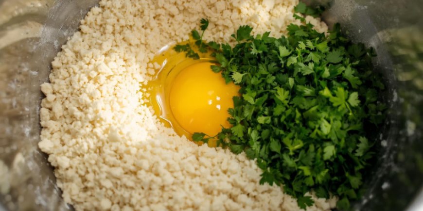 Prepare the parsley and breadcrumbs mixture.